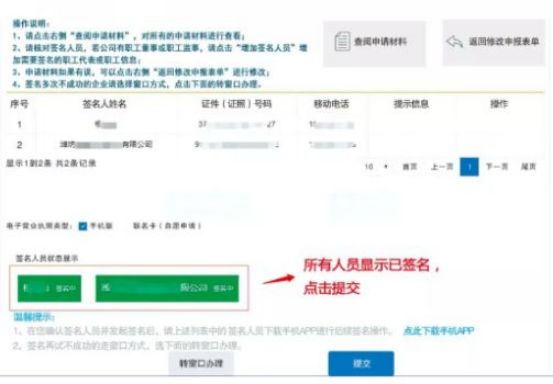 青島公司變更經營范圍簽名